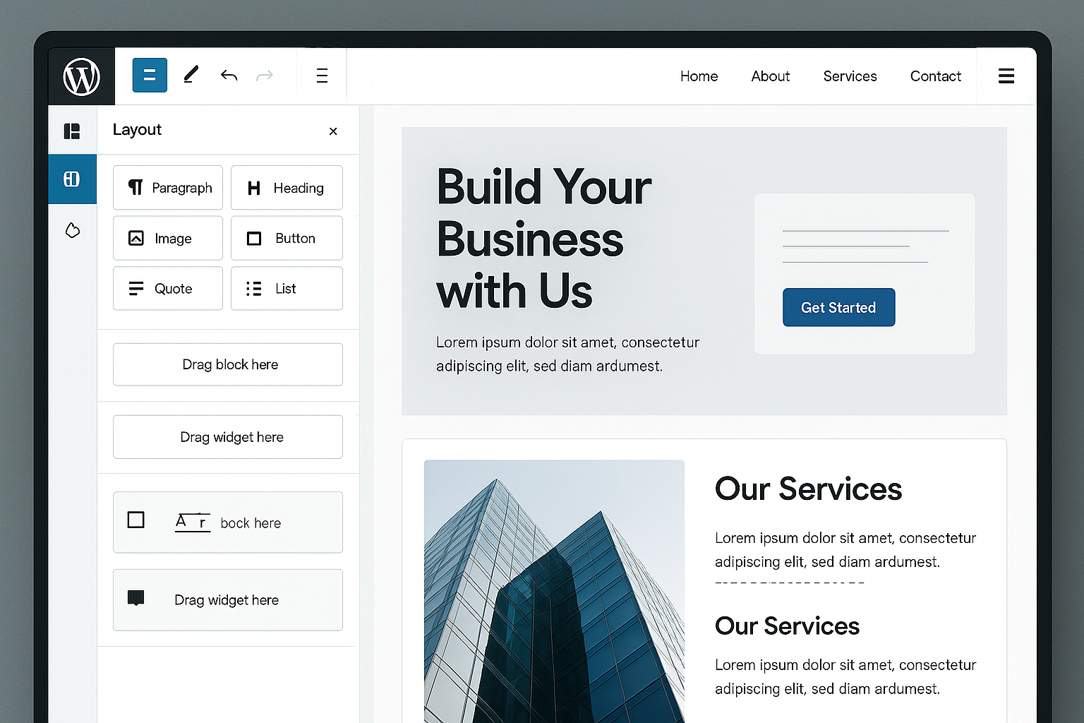 wordpress web design